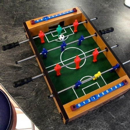 Mini Calcetto Da Tavolo Struttura In Legno E Sagome In Plastica Pallina Inclusa Giochi e giocattoli/Giochi da tavola di società e accessori/Videogiochi Arcade e da tavola/Calcio balilla Trade Shop italia - Napoli, Commerciovirtuoso.it