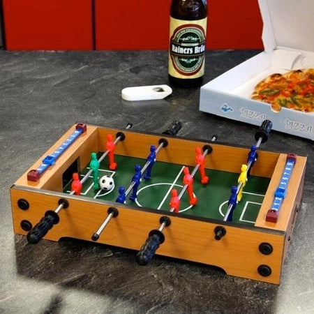 Mini Calcetto Da Tavolo Struttura In Legno E Sagome In Plastica Pallina Inclusa Giochi e giocattoli/Giochi da tavola di società e accessori/Videogiochi Arcade e da tavola/Calcio balilla Trade Shop italia - Napoli, Commerciovirtuoso.it