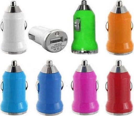 Mini-Caricatore-Caricabatteria-Auto-Usb-Universale-1a-Smartphone-Accendisigari