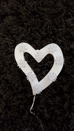 MINI CUORE A LED IN PLEXI