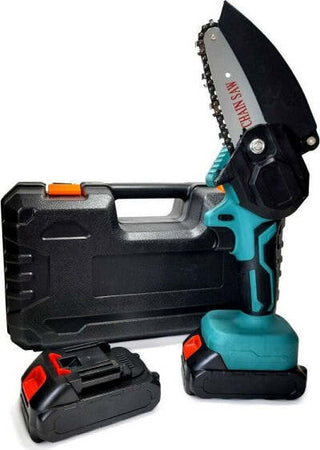 Mini-Elettrosega-A-Doppia-Batteria-Motosega-Elettrica-Tagliarami-4''-Valigia-Lld