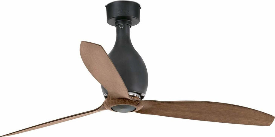 MINI ETERFAN M Ventilatore da soffitto nero opaco/legno con motore DC SMART Fai da te/Prodotti per la costruzione/Riscaldamento e raffreddamento/Sistemi mobili di climatizzazione/Ventilatori/Ventilatori da soffitto Led Mall Home - Napoli, Commerciovirtuoso.it