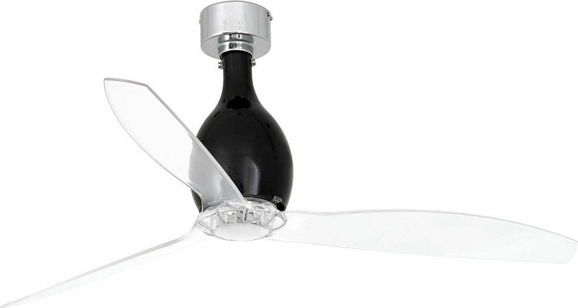 MINI ETERFAN M Ventilatore da soffitto nero opaco/transparente con motore DC SMART Fai da te/Prodotti per la costruzione/Riscaldamento e raffreddamento/Sistemi mobili di climatizzazione/Ventilatori/Ventilatori da soffitto Led Mall Home - Napoli, Commerciovirtuoso.it