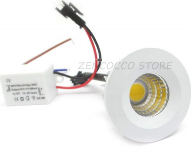 MINI FARETTO LED COB 3W puntoluce incasso a molle Fisso 240Lm 220v Illuminazione/Illuminazione per interni/Luci da incasso Zencoccostore - Formia, Commerciovirtuoso.it