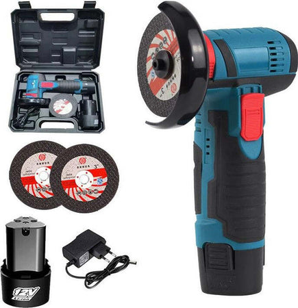 Mini-Flex-Smerigliatrice-A-Doppia-Batteria-Litio-12v-1.5ah-76mm-19500rpm
