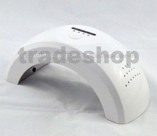 Mini-Lampada-Uv-6-Led-+-Ccfl-Ricostruzione-Unghie-Nail-Art-Con-Timer-18-W