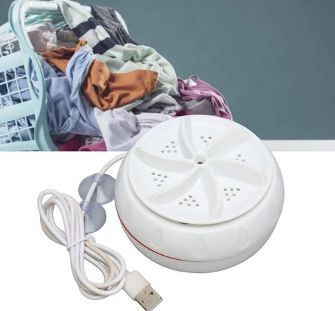 Mini Lavatrice Portatile ad Ultrasuoni USB per Vestiti Biancheria Campeggio Camper