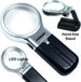 MINI LENTE D'INGRANDIMENTO 3IN1 TASCABILE CON LUCE A LED PIEGHEVOLE LETTURA OROLOGI CIP  Trade Shop italia - Napoli, Commerciovirtuoso.it