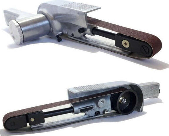 Mini-Levigatrice-A-Nastro-20x520mm-Pneumatica-Ad-Aria-Compressa-16000-Rpm