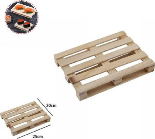 Mini-Pallet-Di-Legno-Bancale-Vassoio-Piatto-Buffet-Finger-Food-25-X-20-Cm-74034a