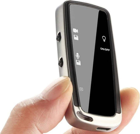 Mini-Registratore-Vocale-Con-Videocamera,-Dispositivo-Di-Registrazione-Digitale-Per-Riunioni-Intervista-Università.-Videocamera-Nascosta-Finto-Portachiavi-Microcamera-Spia