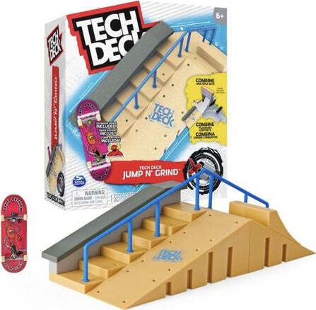 Mini-skate-Spin-Master-6061840-TECH-DECK-Starter-Pack-con-Rampe-Assortito