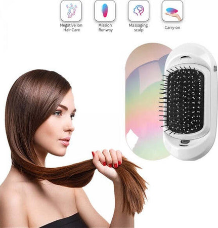 Mini-Spazzola-Massaggiante-Capelli-Ionica-Scioglinodi-A-Batterie-Portatile