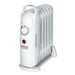 Radiatore a Olio Diatermico Compatto Potenza 800W 7 Elementi Riscaldanti Termostato Regolabile Maniglia Integrata