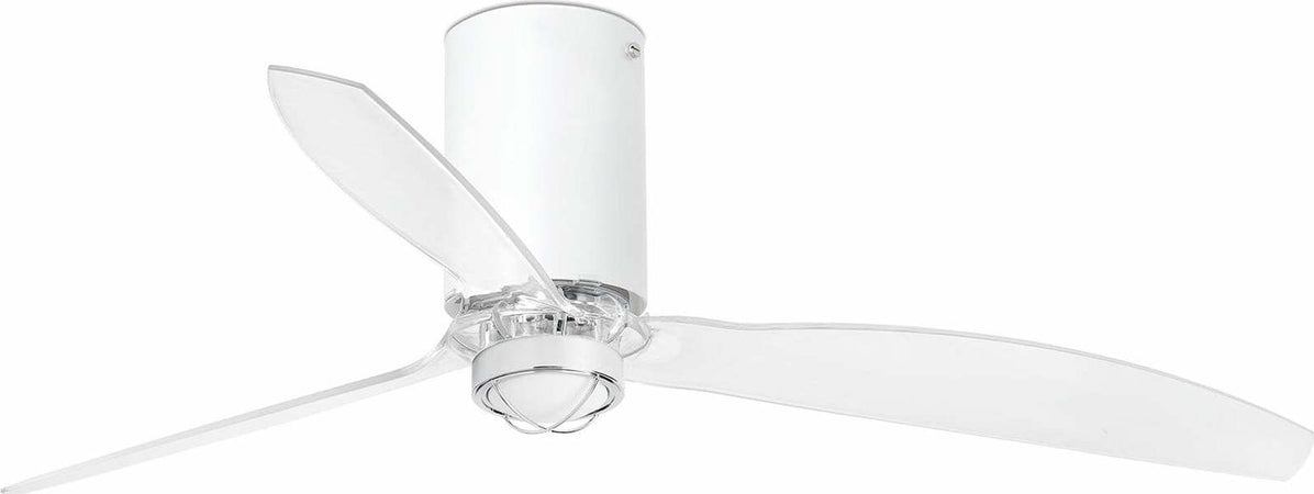 MINI TUBE FAN M LED Ventilatore da soffitto bianco opaco/trasparente con motore DC SMART Fai da te/Prodotti per la costruzione/Riscaldamento e raffreddamento/Sistemi mobili di climatizzazione/Ventilatori/Ventilatori da soffitto Led Mall Home - Napoli, Commerciovirtuoso.it