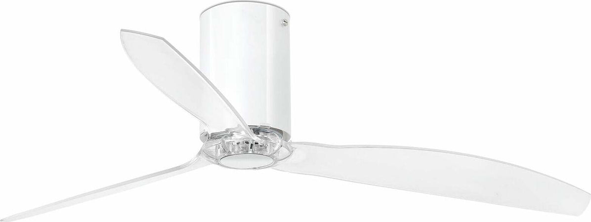 MINI TUBE FAN M Ventilatore da soffitto bianco brillante/trasparente con motore DC Fai da te/Prodotti per la costruzione/Riscaldamento e raffreddamento/Sistemi mobili di climatizzazione/Ventilatori/Ventilatori da soffitto Led Mall Home - Napoli, Commerciovirtuoso.it
