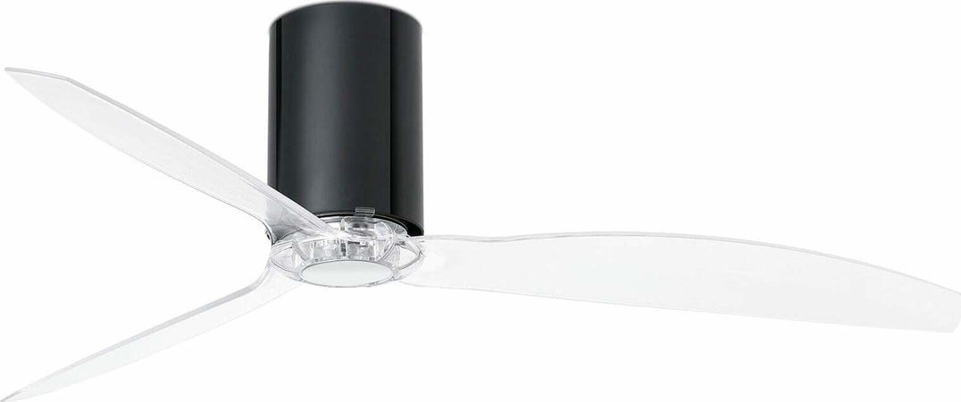 MINI TUBE FAN M Ventilatore da soffitto nero brillante/trasparente con motore DC SMART Fai da te/Prodotti per la costruzione/Riscaldamento e raffreddamento/Sistemi mobili di climatizzazione/Ventilatori/Ventilatori da soffitto Led Mall Home - Napoli, Commerciovirtuoso.it