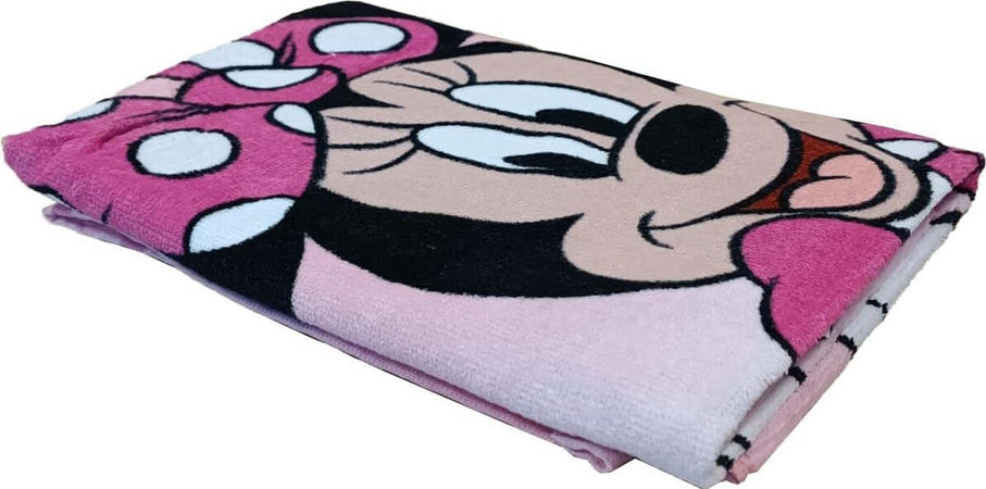 Minni-Set-2-Asciugamani-Bagno-Ufficiali-Disney-Asciugmano-Viso-+-Asciugamano-Ospite