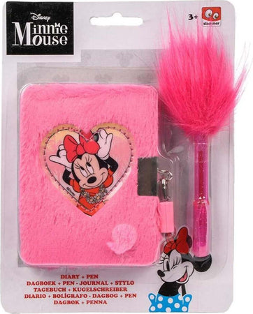 Minnie-Diario-e-Penna-Plush-Disney