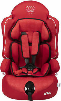 Minnie Seggiolino auto Rosso Minnie Gruppo 1-2-3 (da 9 a 36 kg) Disney
