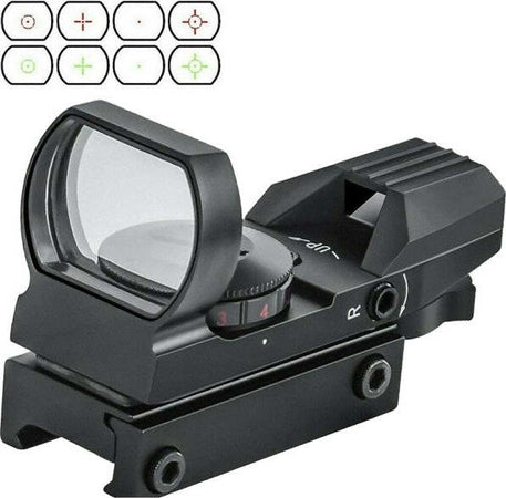 Mirino-Olografico-Di-Precisione-Per-Fucile-Ottica-Con-Reticolo-Rosso-E-Verde
