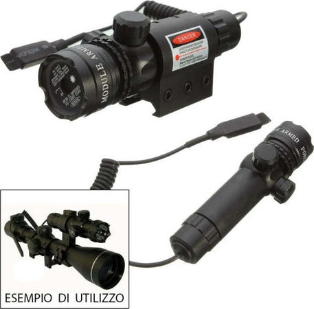 Mirino Ottico Cannocchiale Puntatore Laser Di Precisione Per Fucile Softair Sport e tempo libero/Sport/Softair/Mirini Trade Shop italia - Napoli, Commerciovirtuoso.it