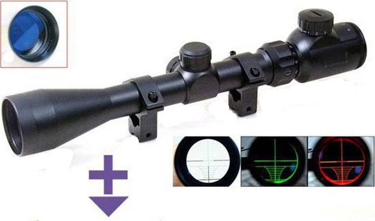 MIRINO OTTICO PRECISIONE PER FUCILE PER CARABINA RETICOLO ILLUMINATO 3-9x40E Sport e tempo libero/Sport/Softair/Mirini Trade Shop italia - Napoli, Commerciovirtuoso.it