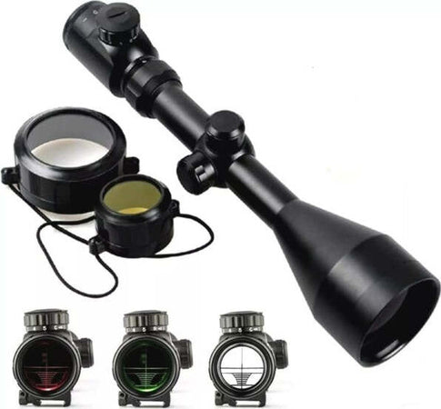 Mirino-Ottico-Di-Precisione-Per-Fucile-Carabina-Con-Reticolo-Illuminato-3-9x50eg