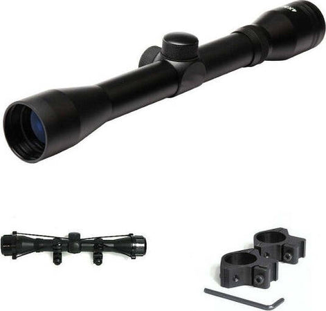 Mirino-Ottico-Di-Precisione-Per-Fucile-Carabina-Reticolo-A-Croce-Softair-4x32