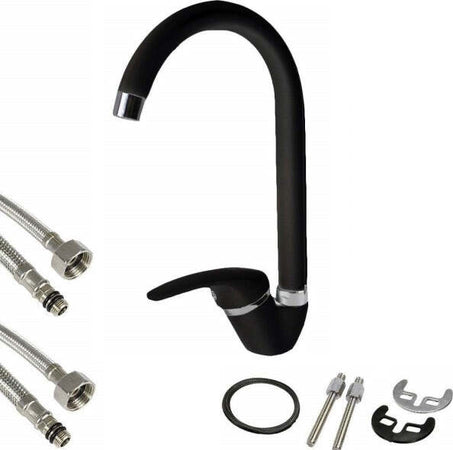 Miscelatore-Canna-Alta-Nero--52941-Doppio-Foro-Monocomando-Rubinetteria