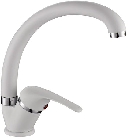 Miscelatore cucina colore bianco-granito
