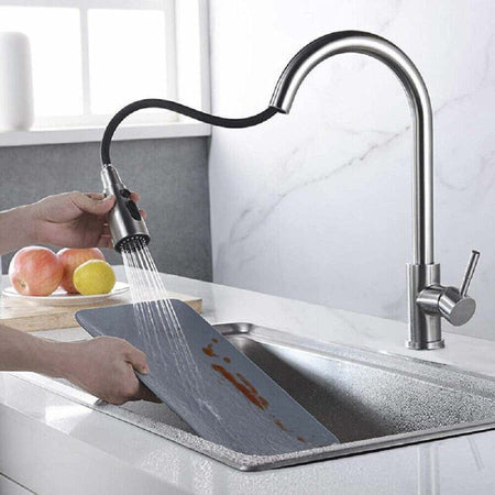 Miscelatore-Cucina-Rubinetto-Con-Doccetta-Estraibile-Monocomando-Satinato-79572