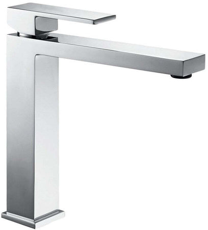 Miscelatore lavabo alto squadrato
