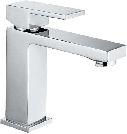 Miscelatore lavabo squadrato completo
