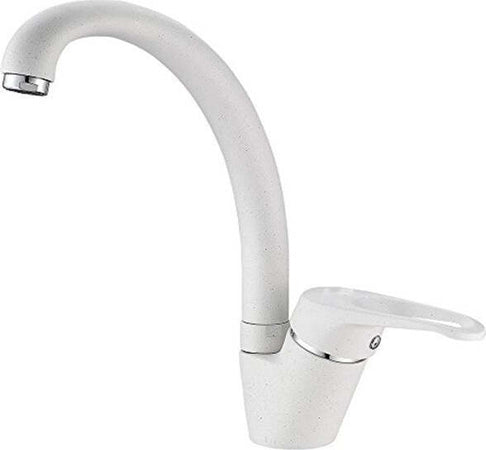 Miscelatore Lavello Bianco Per Lavandino Lavello Cucina Monocomando Fai da te/Attrezzature per cucine e bagni/Impianti per la cucina/Rubinetti da cucina/Rubinetti per lavelli da cucina Trade Shop italia - Napoli, Commerciovirtuoso.it