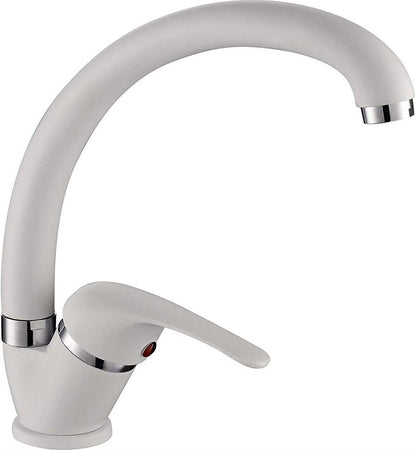 Miscelatore Lavello Canna Bassa Bianco Lavandino Cucina Doppio Foro Monocomando Casa, arredamento e bricolage > Cucina > Rubinetti Cucina Trade Shop italia - Napoli, Commerciovirtuoso.it