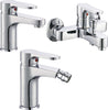 Miscelatore Rubinetto Bidet Cromato + Miscelatore Rubinetto Lavabo Cromato + Miscelatore Esterno Vasca Con Deviatore Fai da te/Attrezzature per cucine e bagni/Attrezzature per bagni/Rubinetti per bidet Ogomondo - Martina Franca, Commerciovirtuoso.it