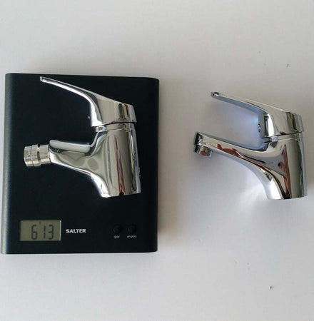 Miscelatore Rubinetto Bidet Cromato + Miscelatore Rubinetto Lavabo Cromato Rubinetteria Bagno Casa Fai da te/Attrezzature per cucine e bagni/Attrezzature per bagni/Rubinetti per lavandini bagno Ogomondo - Martina Franca, Commerciovirtuoso.it
