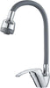 Miscelatore Rubinetto Lavello Cucina Canna Flessibile Rompigetto Grigio 79914 Fai da te/Attrezzature per cucine e bagni/Impianti per la cucina/Rubinetti da cucina/Rubinetti per lavelli da cucina Trade Shop italia - Napoli, Commerciovirtuoso.it