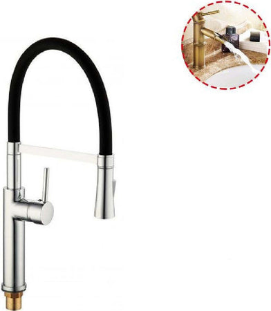 Miscelatore Rubinetto Lavello Cucina Getto Per Lavabo Design Con Doccetta 59660 Fai da te/Attrezzature per cucine e bagni/Impianti per la cucina/Rubinetti da cucina/Rubinetti per lavelli da cucina Trade Shop italia - Napoli, Commerciovirtuoso.it