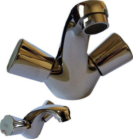 Miscelatore-Rubinetto-Per-Lavello-Bagno-Bidet-Lavabo-A-Canna-Corta-Cromato