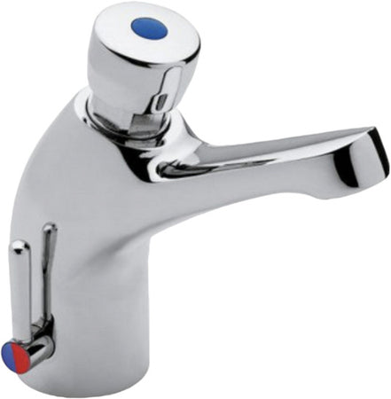 Miscelatore temporizzato a pulsante, per lavabo