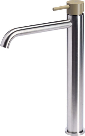 Miscelatore-versione-alta-per-lavabo-senza-scarico-con-maniglia-colorata-di-Tubico