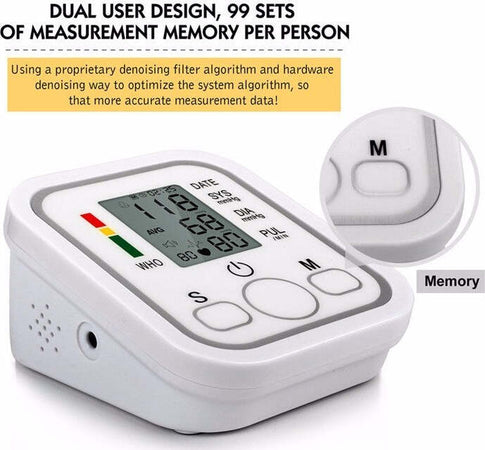 MISURATORE DI PRESSIONE DA BRACCIO AUTOMATICO SFIGMOMANOMETRO ARITMIA Salute e cura della persona/Prodotti e apparecchiature mediche/Apparecchi diagnostici e di monitoraggio/Misuratori della pressione arteriosa/Misuratori da braccio/Misuratori elettrici Trade Shop italia - Napoli, Commerciovirtuoso.it