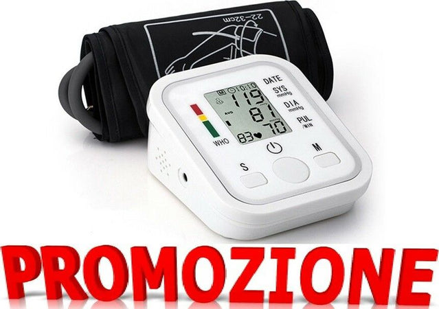 MISURATORE-PRESSIONE-PARLANTE-DA-BRACCIO-AUTOMATICO-SFIGMOMANOMETRO-ARITMIA