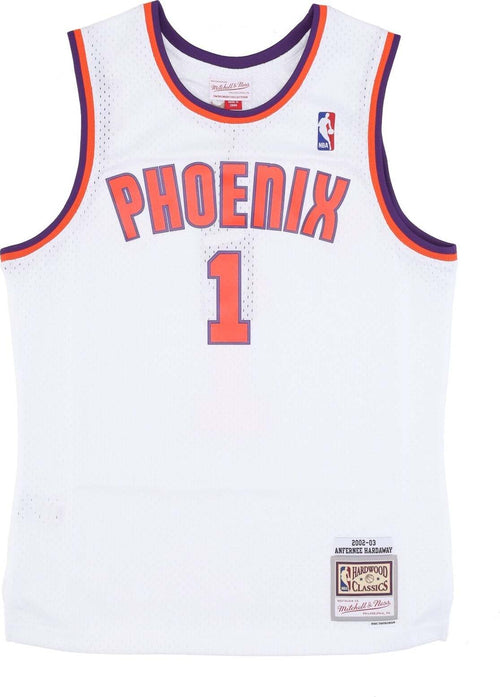 MITCHELL-&-NESS-Canotta-Basket-Uomo-Nba-Alternate-Jersey-Hardwood-Classics-No-1-Anfernee-Hardaway-2002-03-Phosun-White/original-Team-Colors-da-uomo