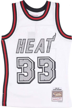 MITCHELL-&-NESS-Canotta-Basket-Uomo-Nba-Cracked-Cement-Swingman-Jersey-Hardwood-Classics-No-33-Alonzo-Mourning-Miahea-White-da-uomo