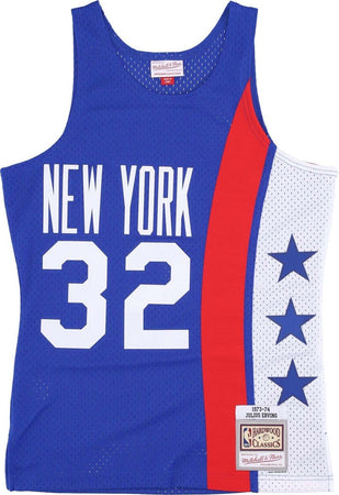 MITCHELL-&-NESS-Canotta-Basket-Uomo-Nba-Dark-Jersey-Hardwood-Classics-No-32-Julius-Erving-1973-74-Neynet-Original-Team-Colors-da-uomo