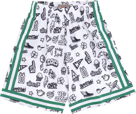 MITCHELL-&-NESS-Canotta-Basket-Uomo-Nba-Doodle-Swingman-Shorts-Hardwood-Classics-Boscel-White/original-Team-Colors-da-uomo