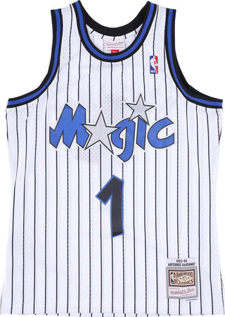 MITCHELL-&-NESS-Canotta-Basket-Uomo-Nba-Swingman-Jersey-Hardwood-Classics-No-1-Anfernee-Hardaway-1993-94-Orlmag-Original-Team-Colors-da-uomo